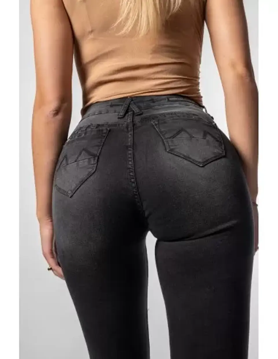 Jeans Mujer Negro Mohicano 3662                 3