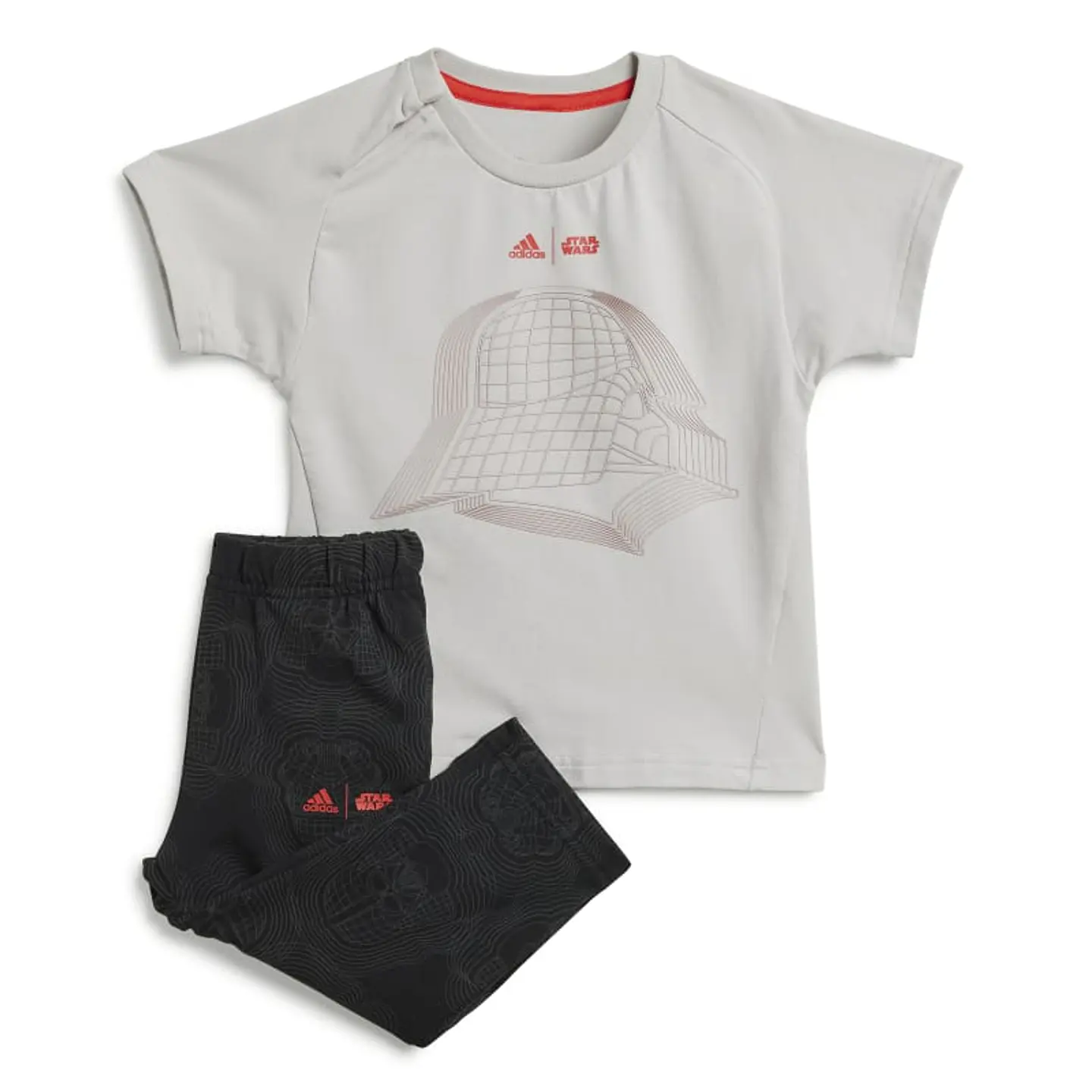 Conjunto Bebé/RN Gris Adidas IV9629               1