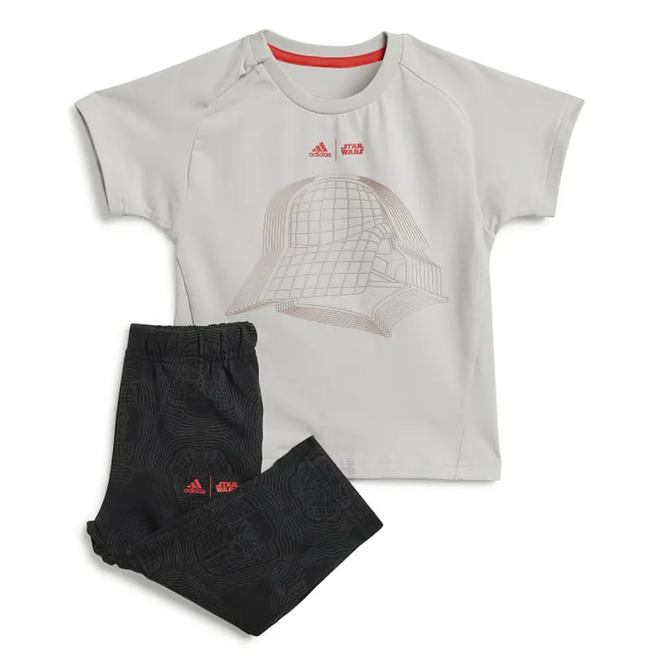 Conjunto Bebé/RN Gris Adidas IV9629               1