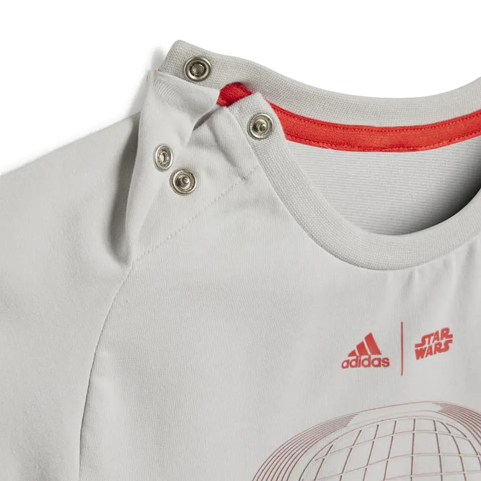 Conjunto Bebé/RN Gris Adidas IV9629               2