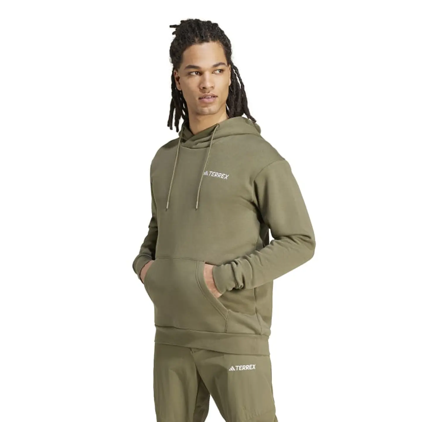 Polerón Hombre Verde Adidas IX7724               1