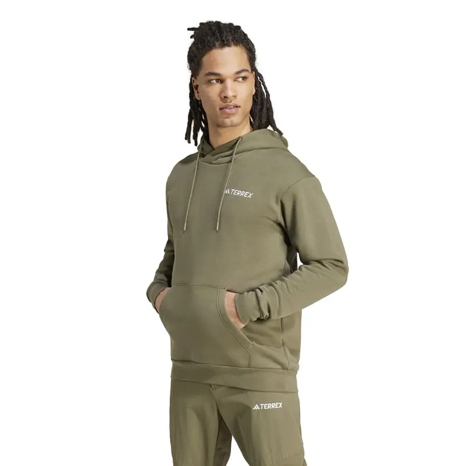 Polerón Hombre Verde Adidas IX7724               1