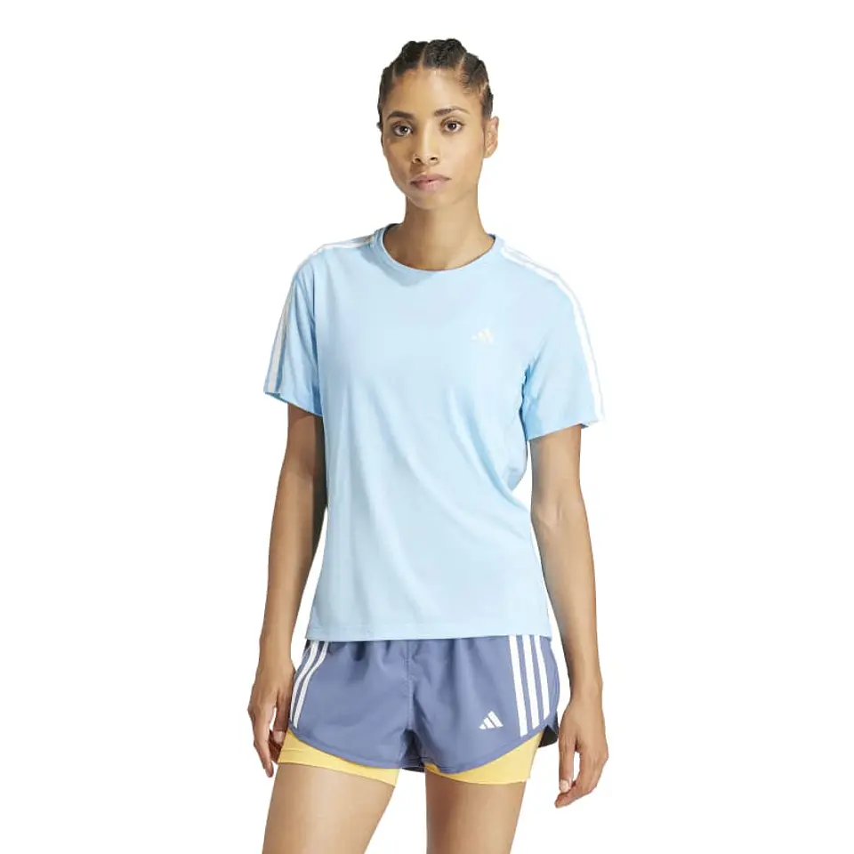 Polera Mujer Azul Adidas IK5020 1