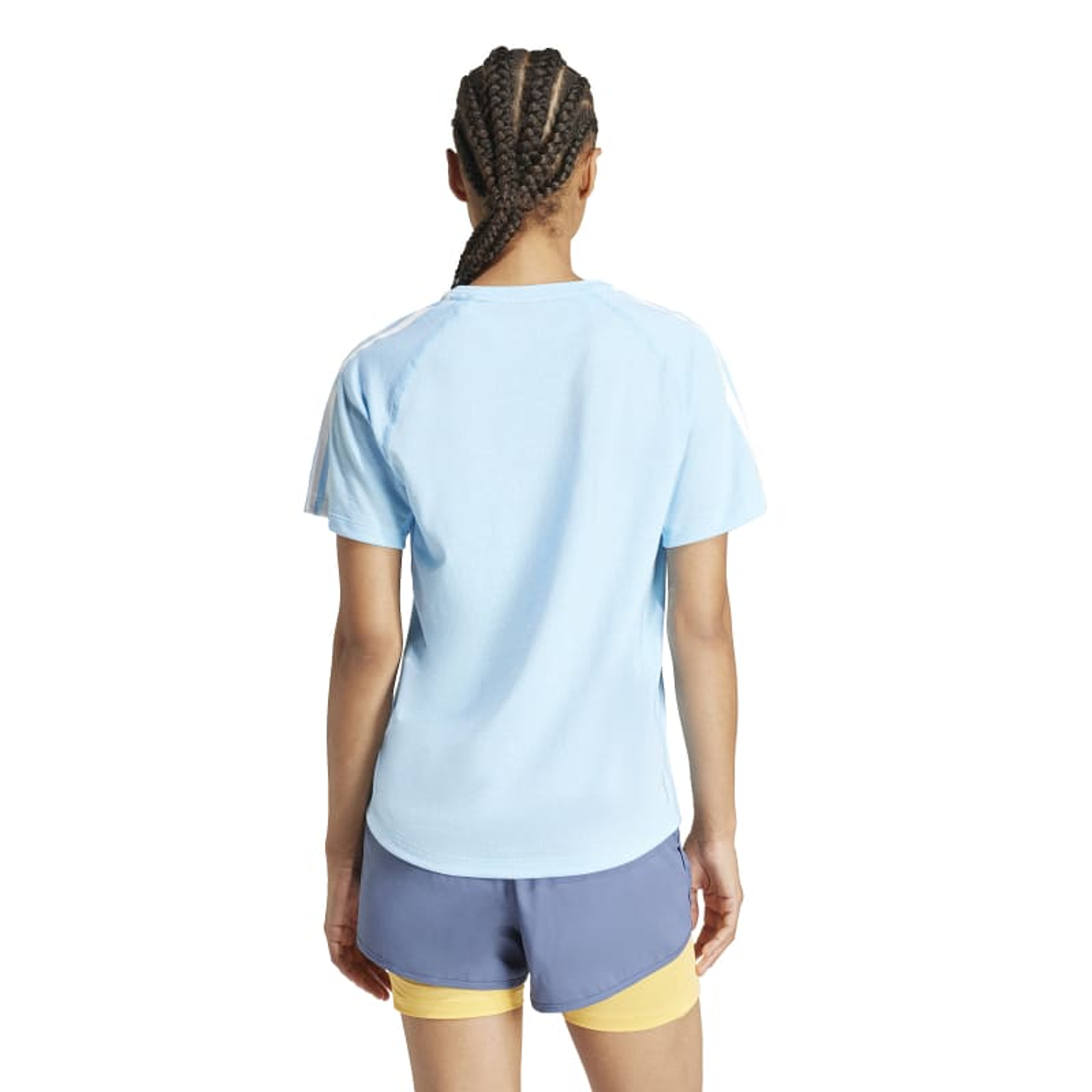 Polera Mujer Azul Adidas IK5020 2