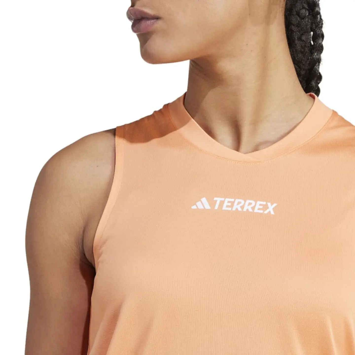 Polera Mujer Naranja Adidas IP4791 3