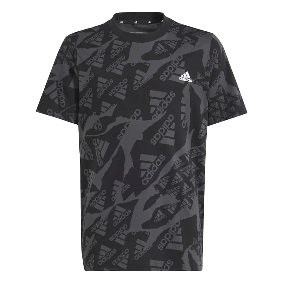 Polera Juvenil Negra Adidas IQ4108 1