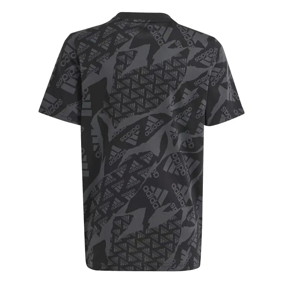 Polera Juvenil Negra Adidas IQ4108 2