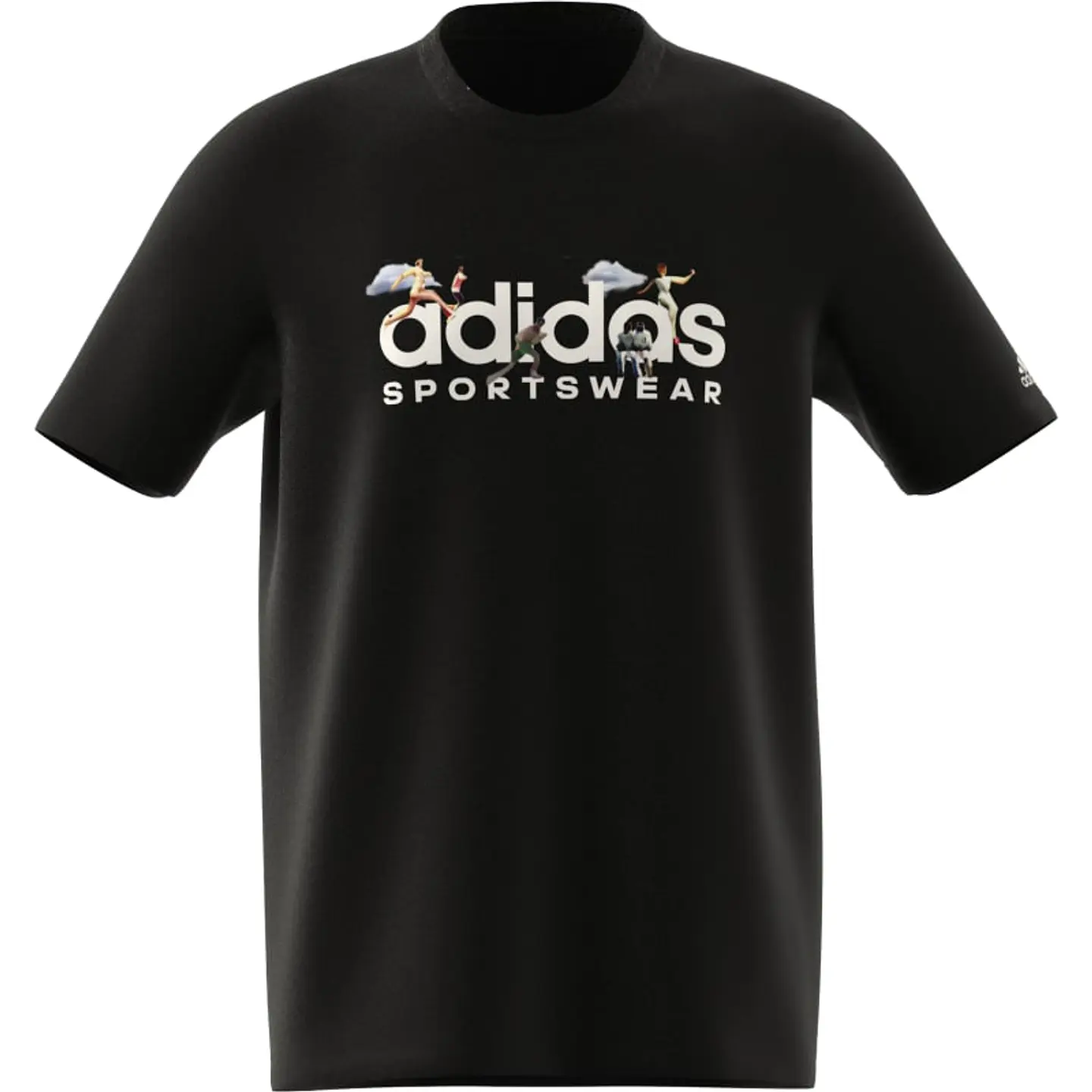 Polera Hombre Negro Adidas IV7012 1