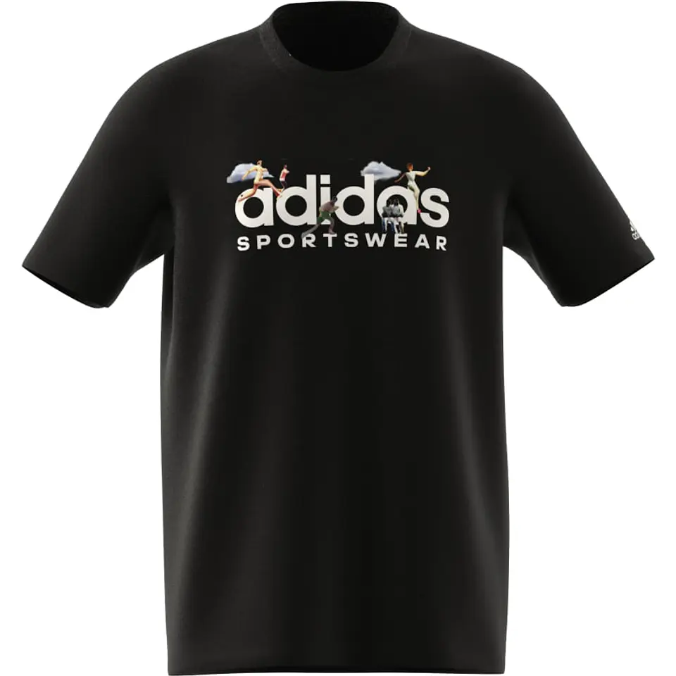 Polera Hombre Negro Adidas IV7012 1