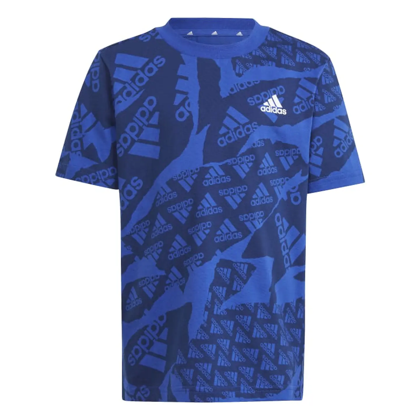 Polera Niño/a Azul Adidas IS2561 1