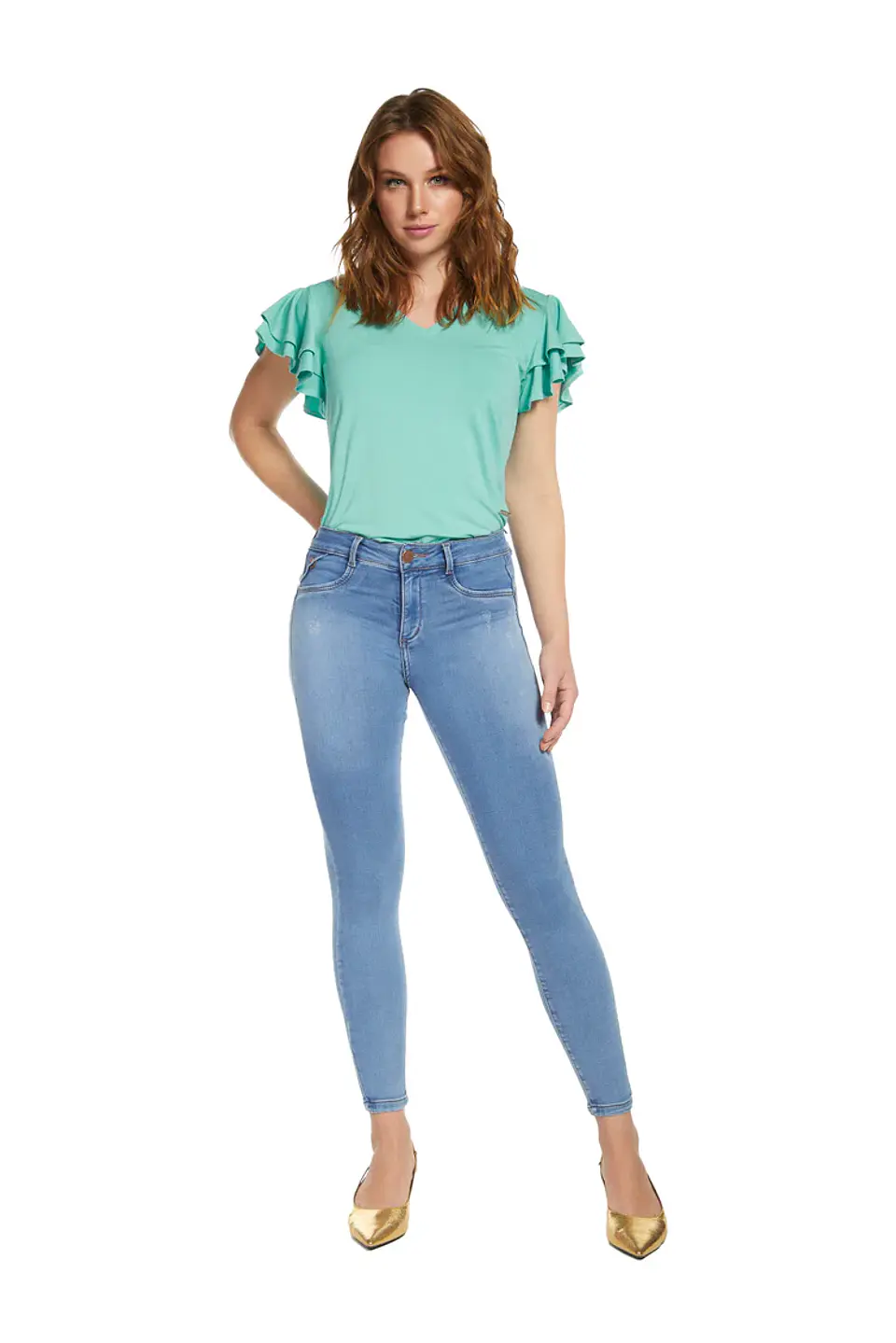 Jeans Mujer Celeste Amalia 4025 1