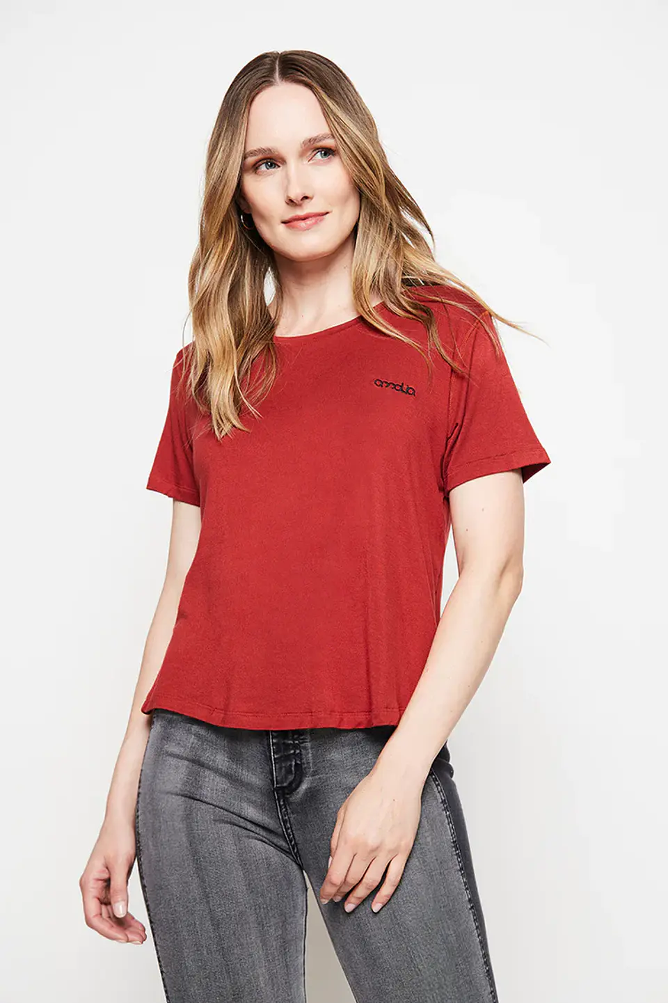 Polera Mujer Roja Amalia 4373 1