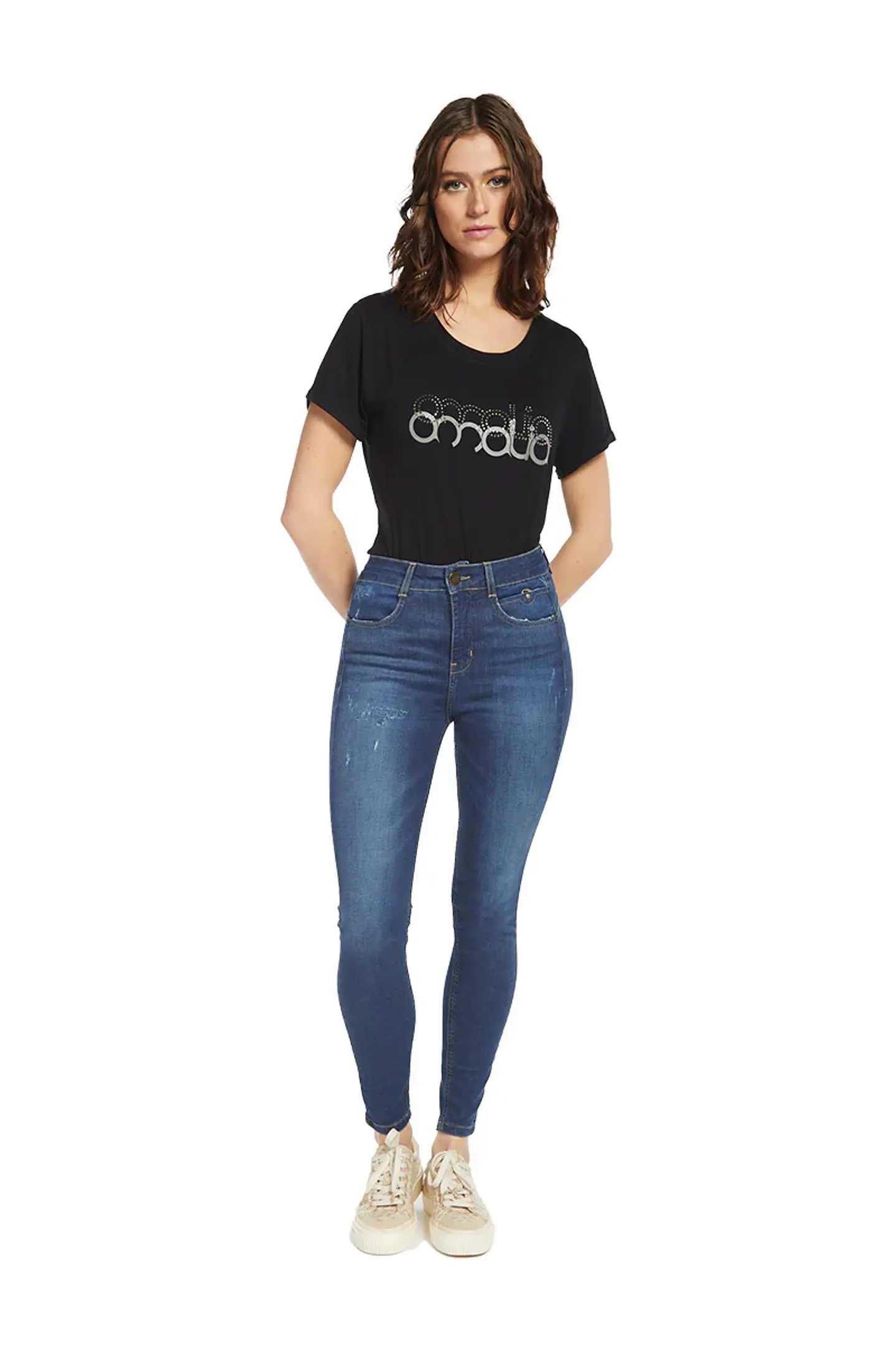 Jeans Mujer Azul Amalia 4017 1