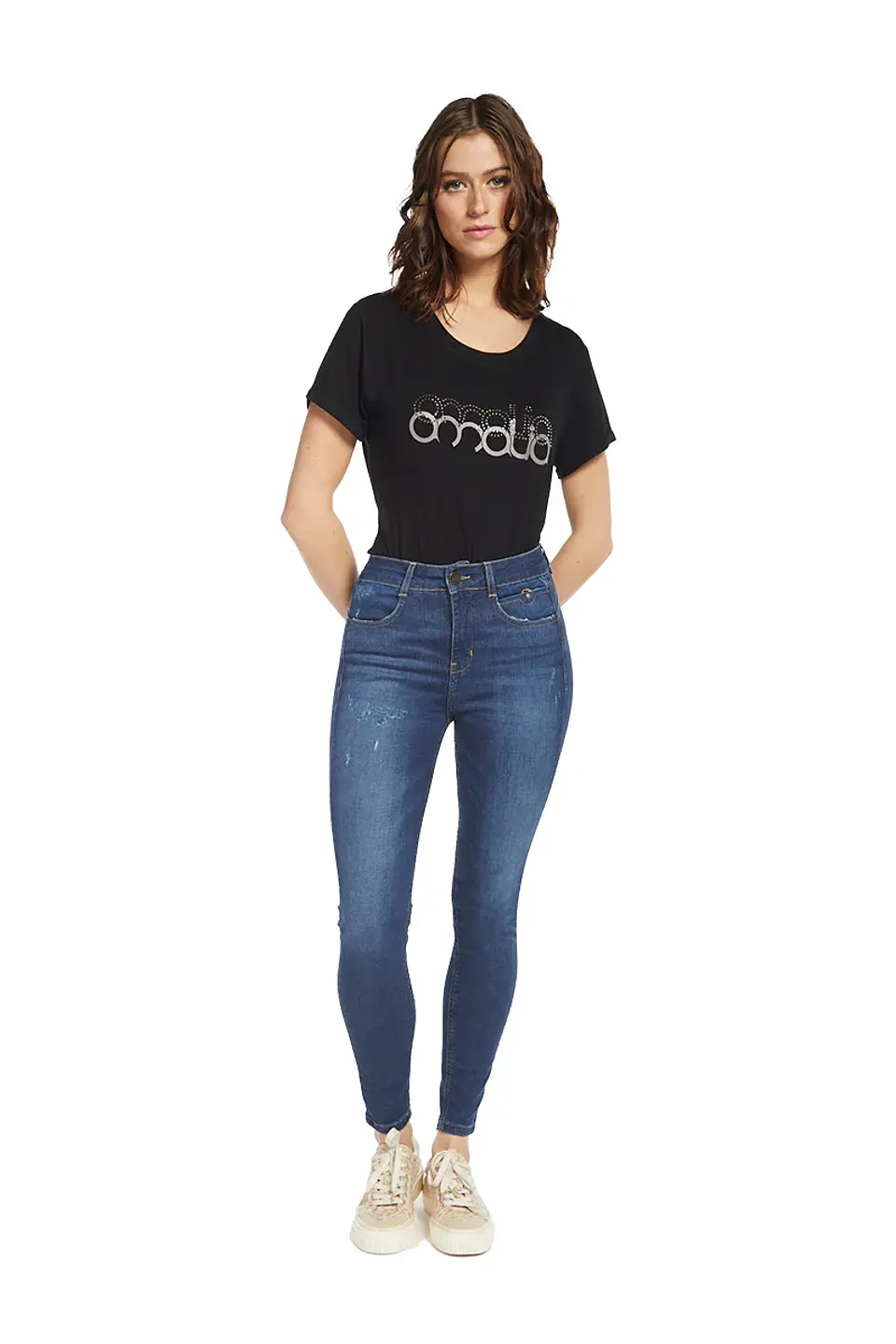 Jeans Mujer Azul Amalia 4017 1