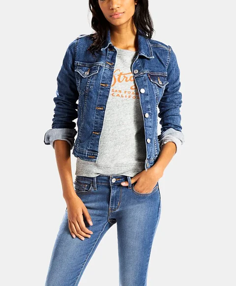Chaqueta Mujer Azul Levis 29945-0014