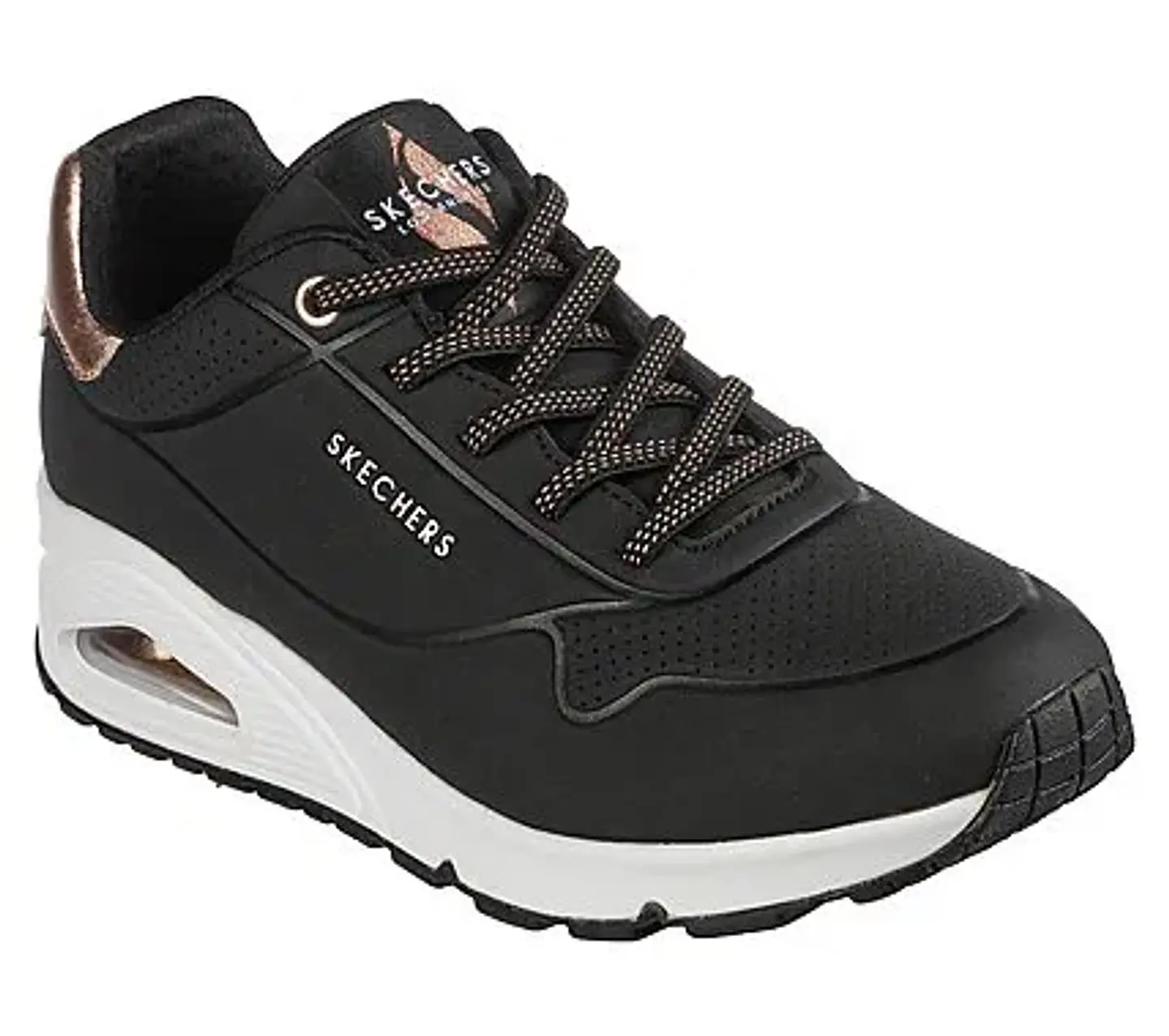 Zapatilla Mujer Negra Skechers 155196BLK 1