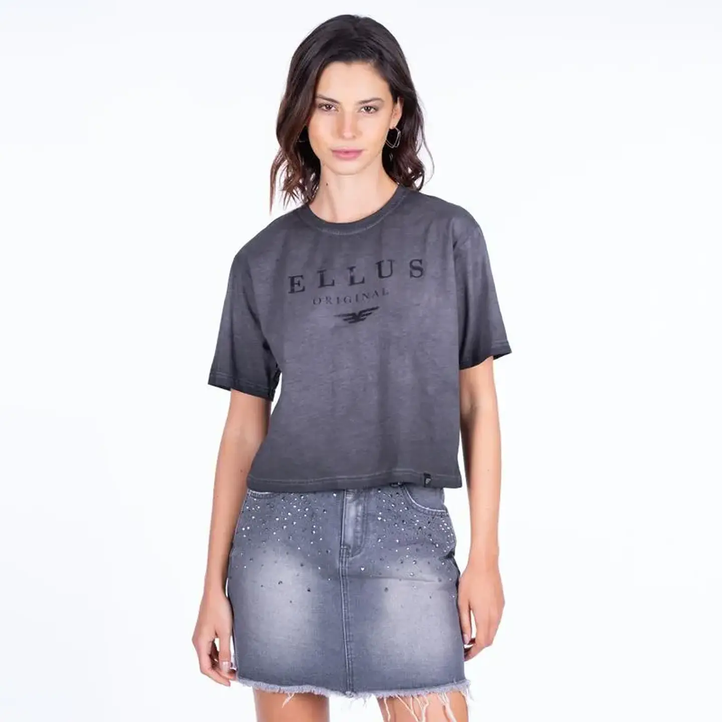 Polera Mujer Negra Ellus DFC65901 1