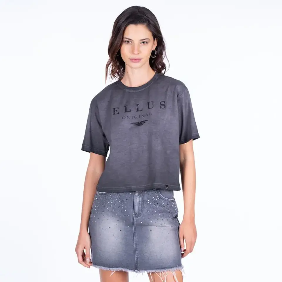 Polera Mujer Negra Ellus DFC65901 1