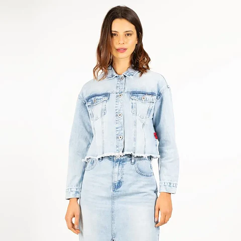 Chaqueta Mujer Celeste Ellus IF074024