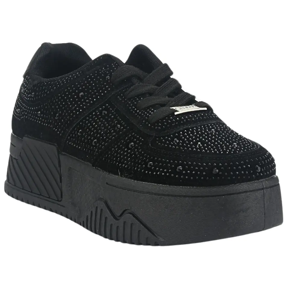 Zapatilla Mujer Negra Chalada 23-MIND-1BK 1