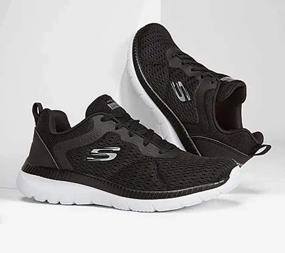 Zapatilla Mujer Negra Skechers 12607BKW 1