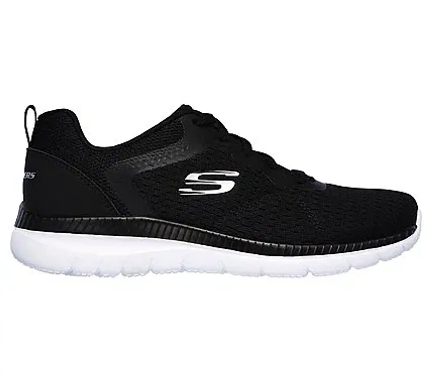 Zapatilla Mujer Negra Skechers 12607BKW 2