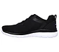 Zapatilla Mujer Negra Skechers 12607BKW - Miniatura 3