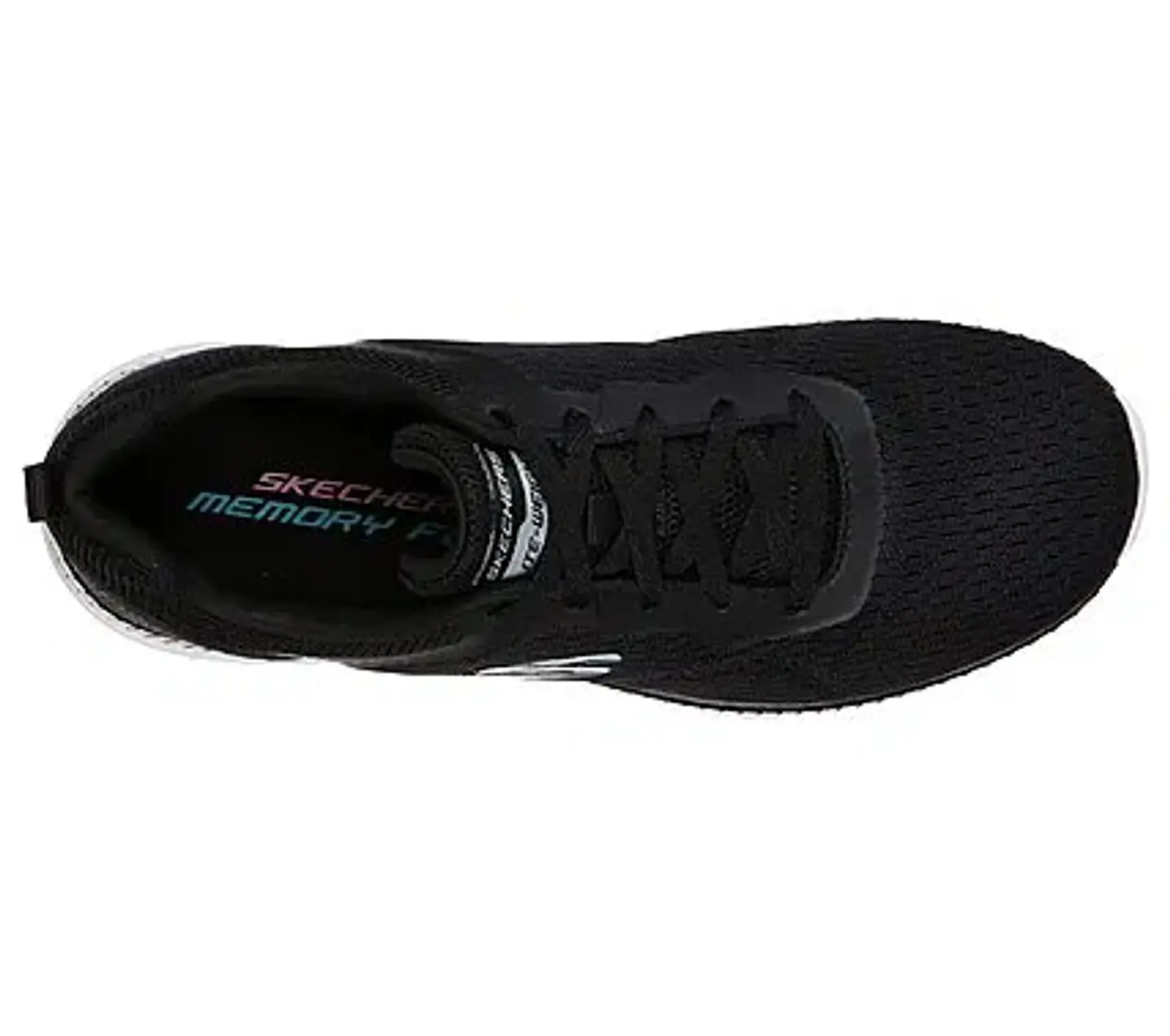 Zapatilla Mujer Negra Skechers 12607BKW 4