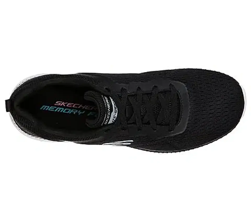 Zapatilla Mujer Negra Skechers 12607BKW 4