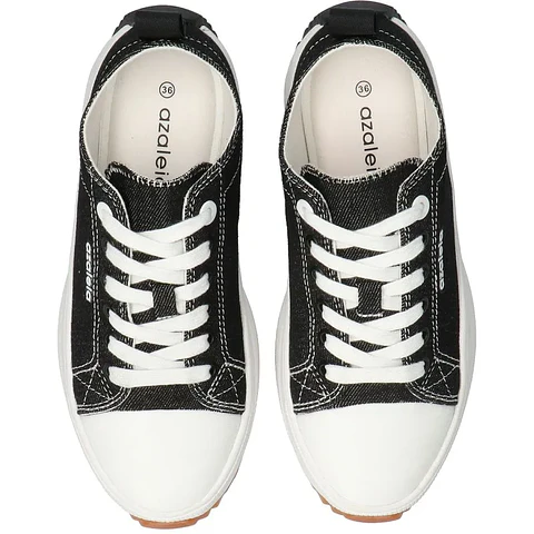 Zapatilla Mujer Negra Azaleia ANJELICABK