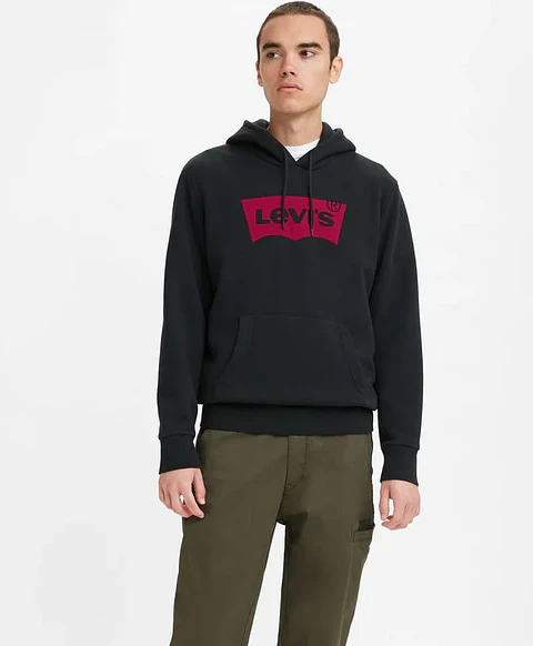 Polerón Hombre Negro Levis 38797-0003