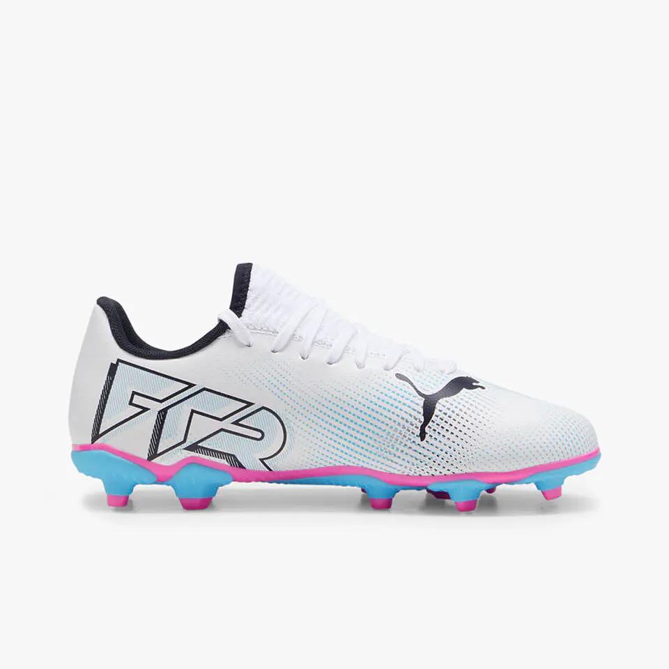 Zapato de Fútbol Juvenil Blanco Puma 10773401 1