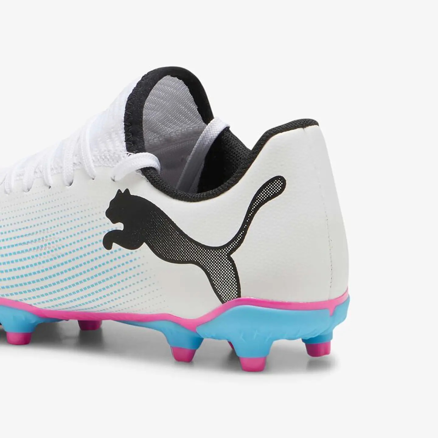 Zapato de Fútbol Juvenil Blanco Puma 10773401 4