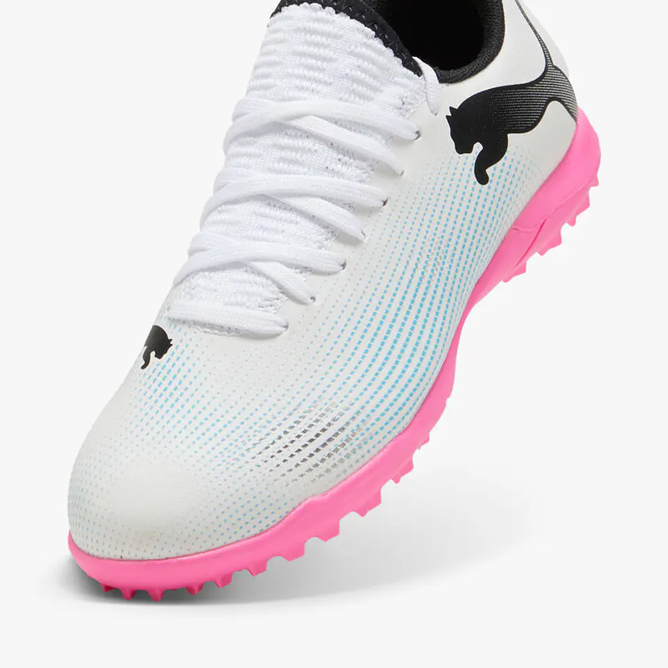 Zapato de Fútbol Juvenil Blanco Puma 10773701 4