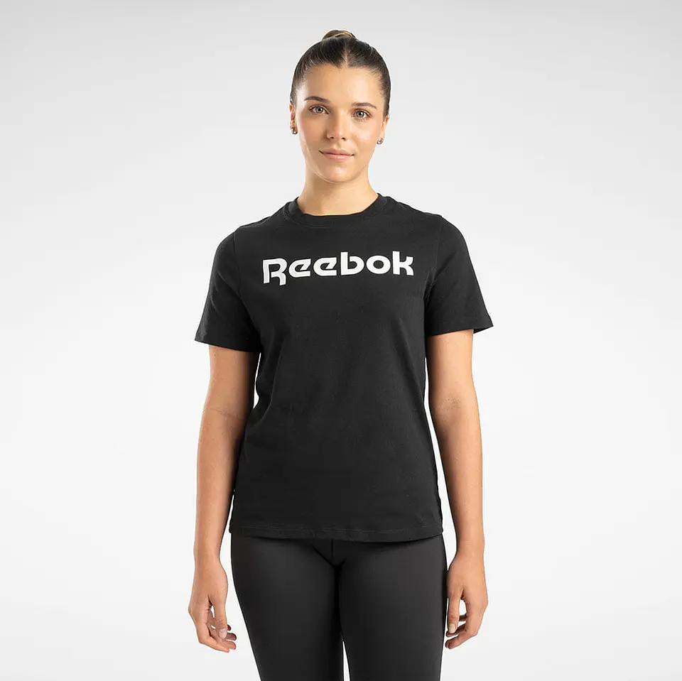 Polera Mujer Negra Reebok 100073083 1
