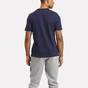 Polera Hombre Navy Reebok 100205443