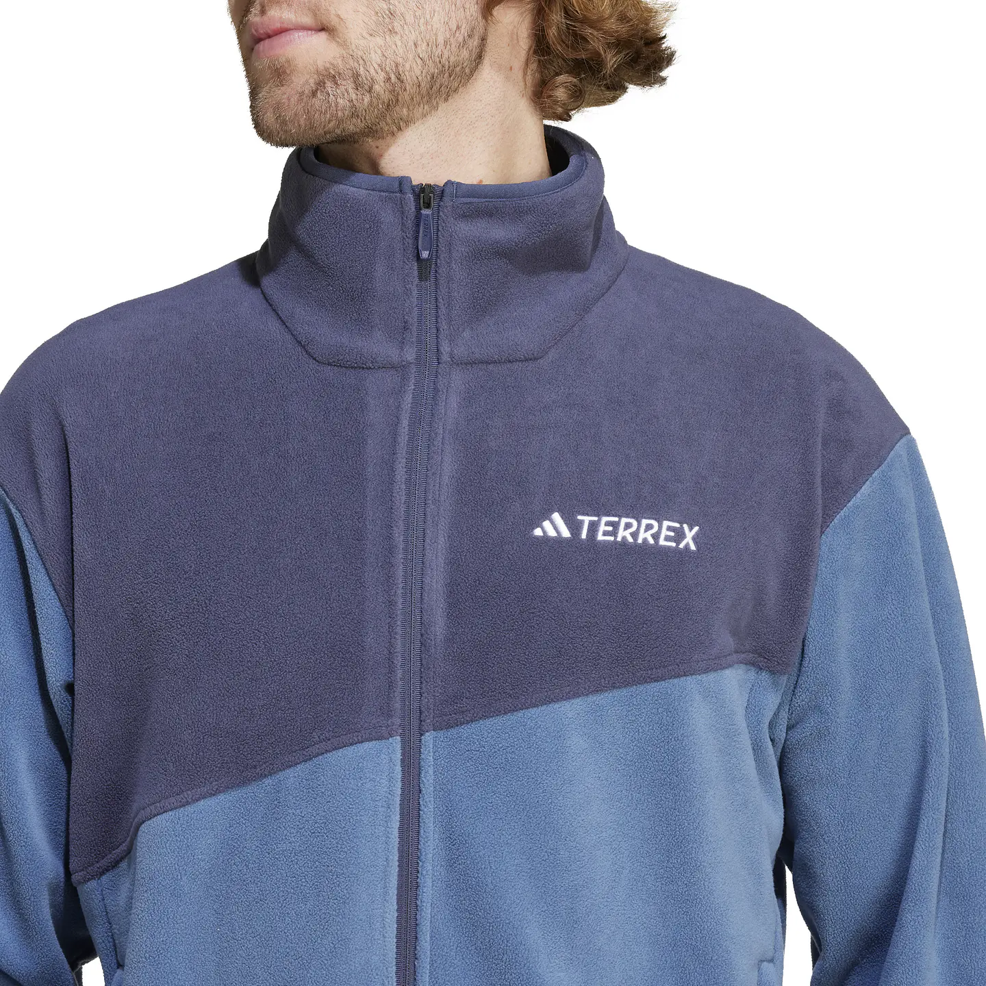 Polerón Hombre Azul Adidas IZ3292 4