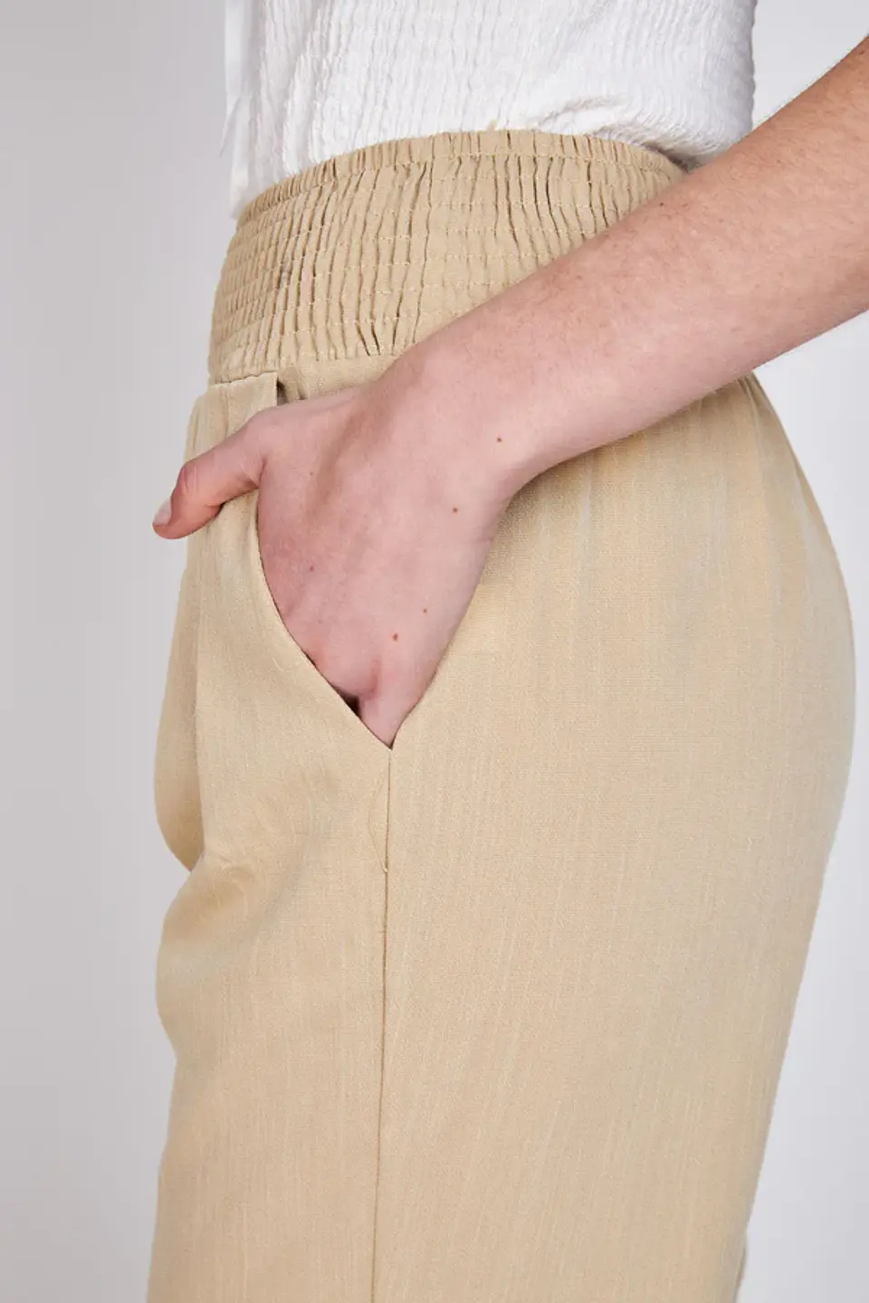 Pantalón Mujer Beige Eclipse 25V30742 3