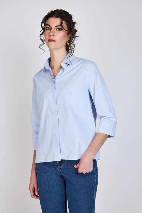 Camisa Mujer Azul Eclipse 25V65206