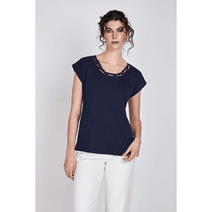 Polera Mujer Navy Eclipse 25V65331