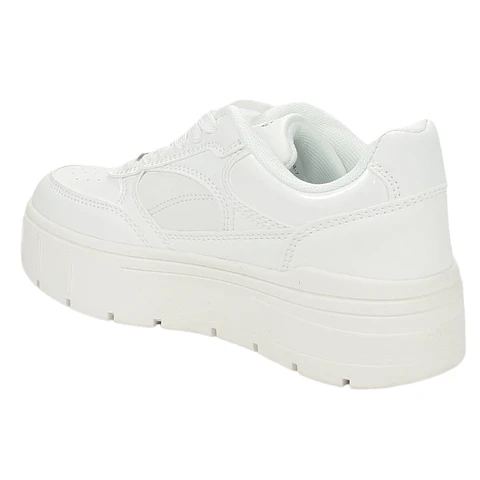 Zapatilla Mujer Blanca Chalada 39-TROYA-1WH