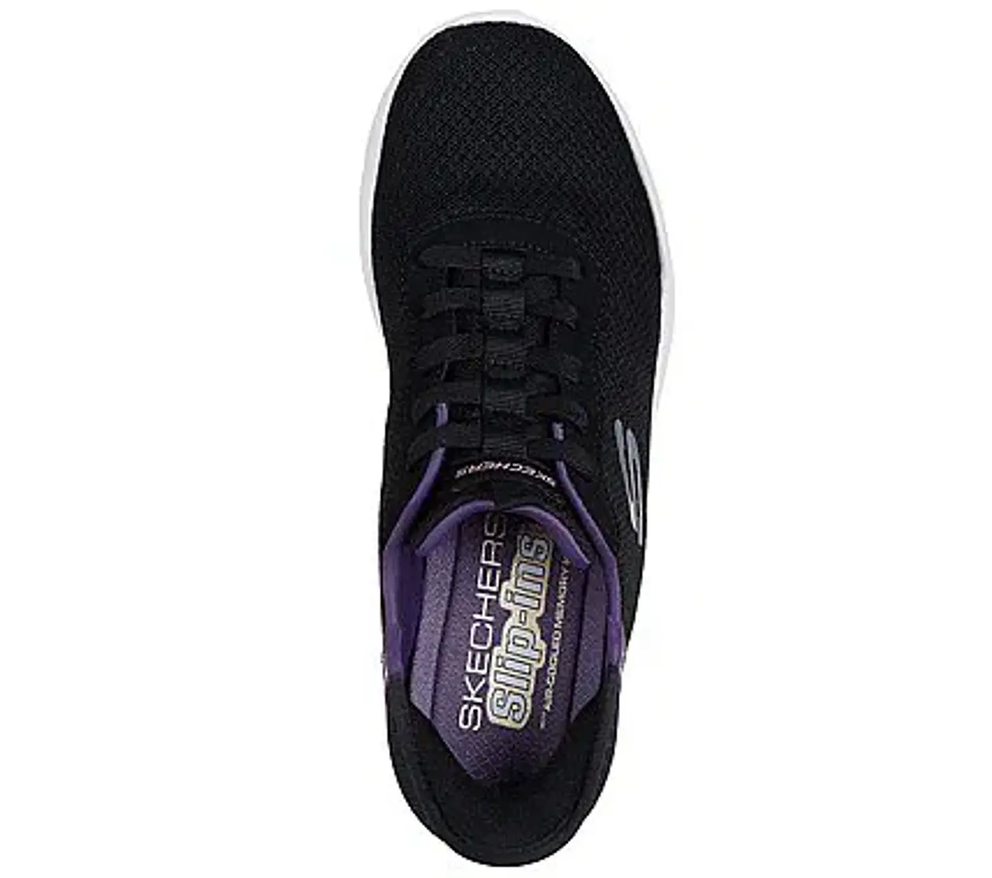 Zapatilla Mujer Negra Sckechers 150480BKPR 4