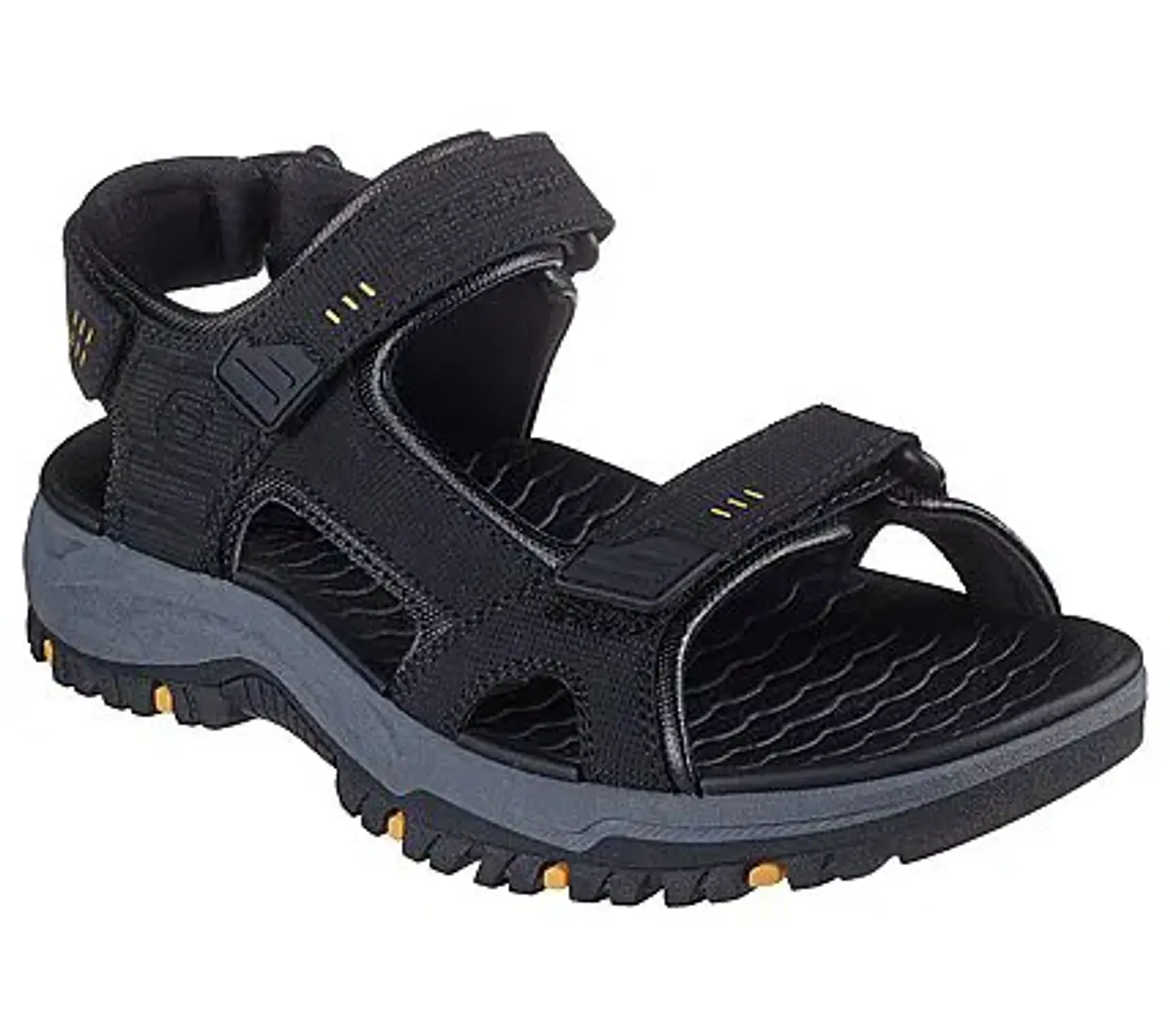 Sandalia Hombre Negra Sckechers 205138BLK 1