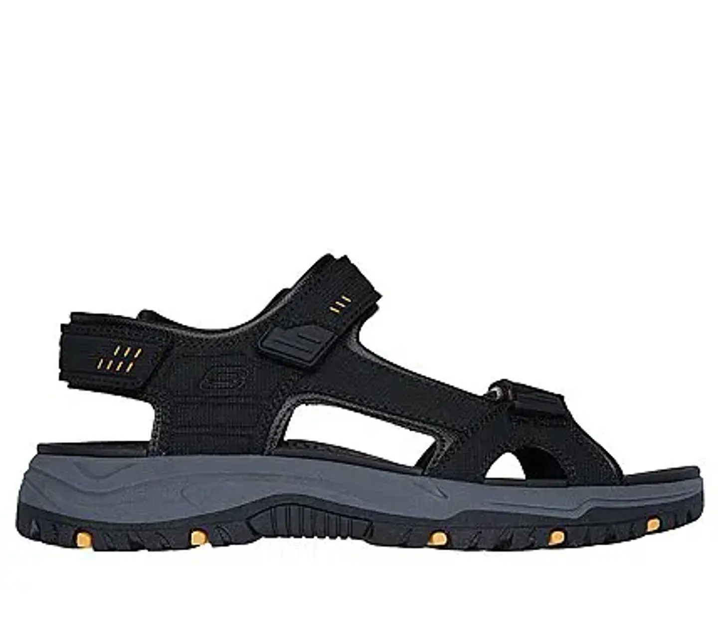 Sandalia Hombre Negra Sckechers 205138BLK 3