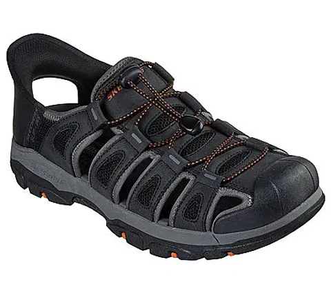 Sandalia Hombre Negra Sckechers 205187BLK