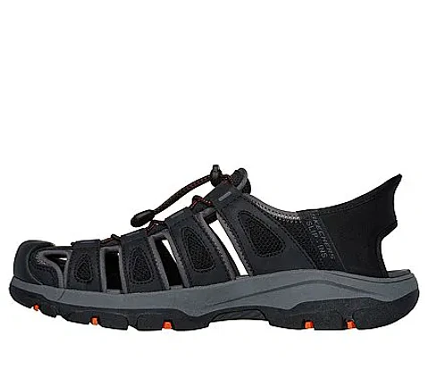 Sandalia Hombre Negra Sckechers 205187BLK