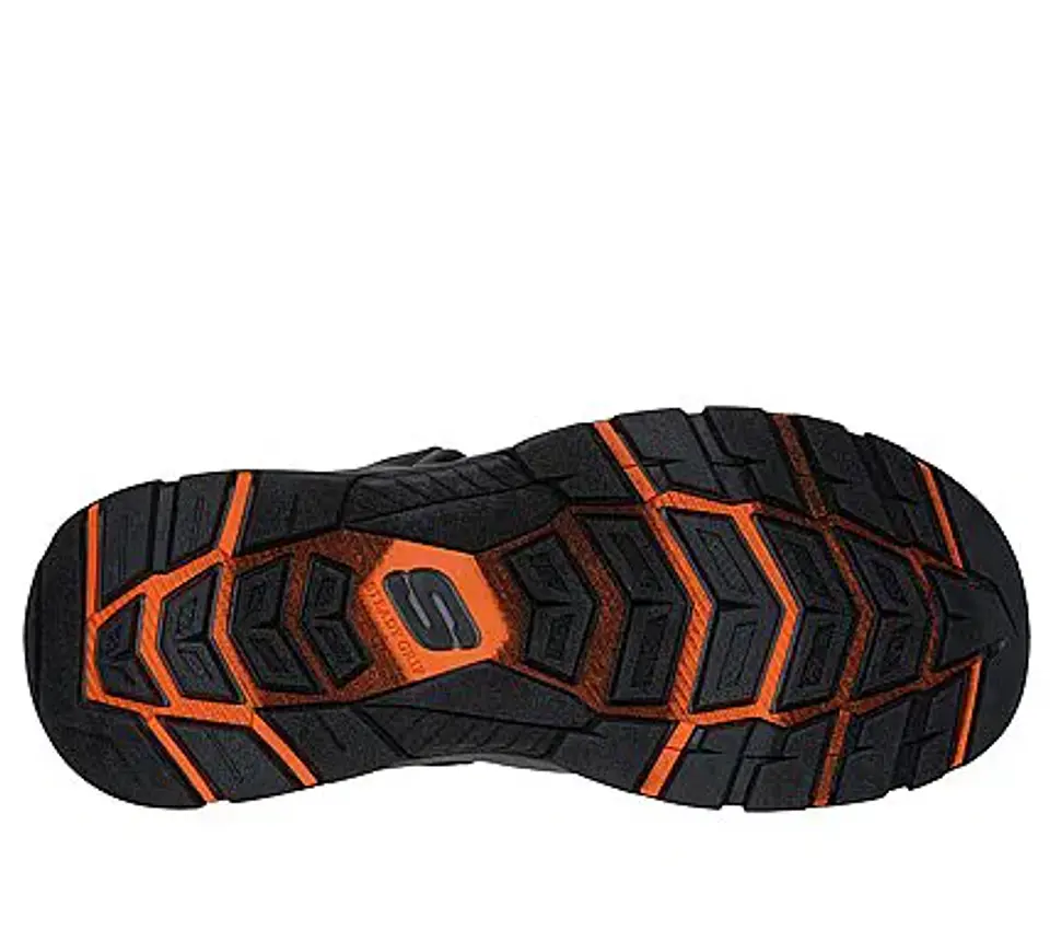 Sandalia Hombre Negra Sckechers 205187BLK 5