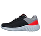 Zapatilla Juvenil Negra Sckechers 403909LBKRD - Miniatura 2