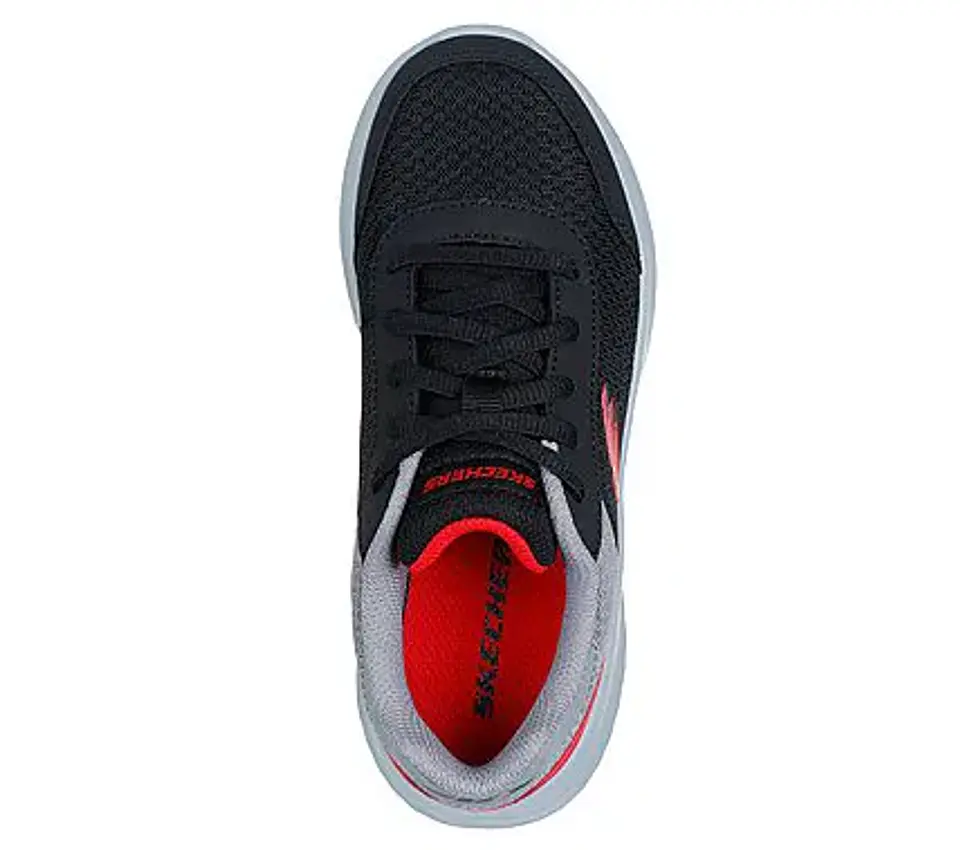 Zapatilla Juvenil Negra Sckechers 403909LBKRD 4