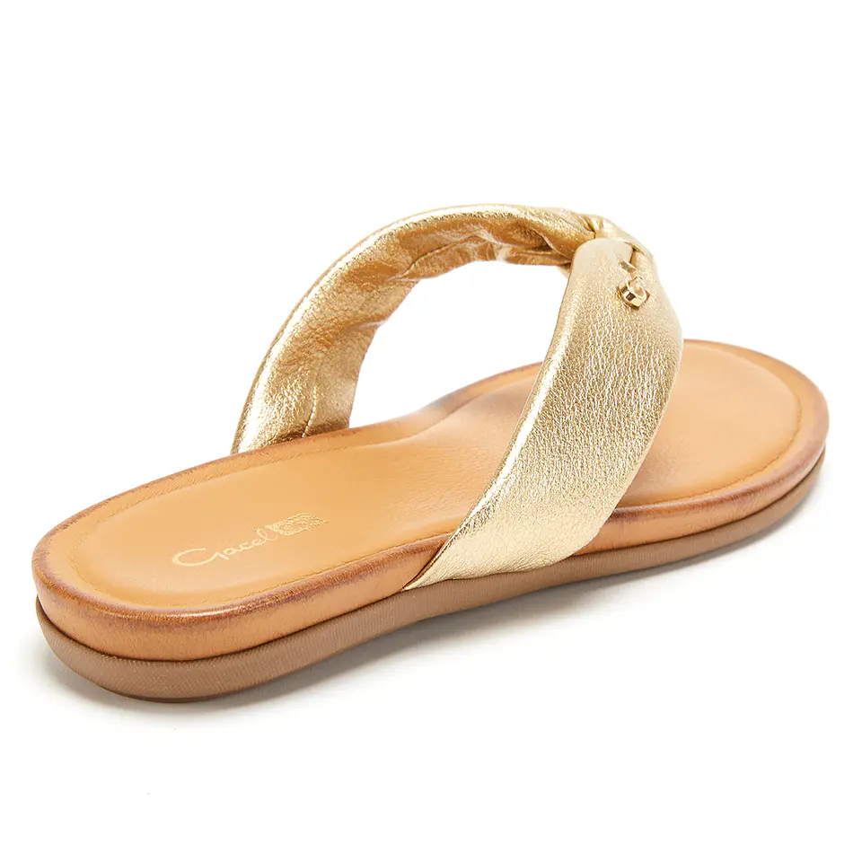 Sandalia Mujer Dorada Gacel 658359 3